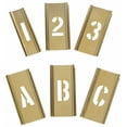 thumbnail image 4 of C.H. Hanson Stencil Set,Letters, Punctuation,Brass, 10034 10034, 4 of 4