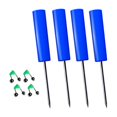 thumbnail image 4 of 4 soportes para cañas de pescar, universales, portátiles, de PVC. Azul, 4 of 8