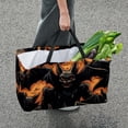 thumbnail image 7 of Bats Large Capacity Foldable Laundry Organizer Storage Bins Beach Bag Storage Bag Reusable Oxford Cloth, 7 of 7
