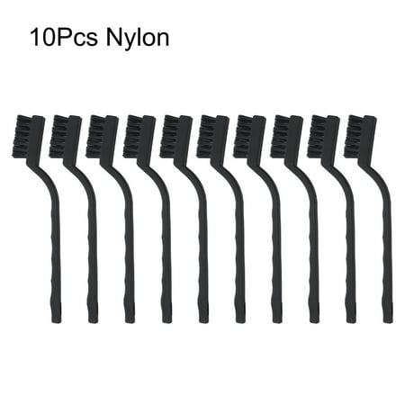 10pcs 7-Inch Nylon Brush Cleaning Brush Rust Removal Industrial Brush Stationery Brush Cleaning Tool Toothbrush Hand Tools A
