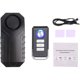 thumbnail image 1 of Alarma de bicicleta mejorada con control remoto, alarma antirrobo impermeable de 113 dB con ajuste de volumen y sensibilidad para bicicleta, motocicleta, scooter, automóvil, remolque, 1 of 7
