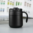 thumbnail image 2 of Stainless Steel Coffee Mug Insulated Coffee Mug with Lid and Handle Double Wall Vacuum Travel mug Tumbler Cup Great for Hot and Cold Beverages 12 oz, 2 of 6