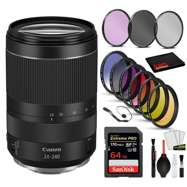 Canon RF 24-240mm f/4-6.3 IS USM Objectif avec Ensemble Professionnel