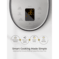 thumbnail image 4 of CUCKOO CR-0375FG 3 Cup (Uncooked) / 6 Cup (Cooked) Micom Rice Cooker & Warmer with Nonstick Inner Pot, 10 Menu Modes, LCD Display, Fuzzy Logic Tech, Auto Clean (Gray), 4 of 7