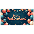 thumbnail image 2 of Elegant Design Celebration Banner Glitter Balloons Happy Retirement Decor for Party Celebration Event Decoration Indoor Outdoor, 2 of 8