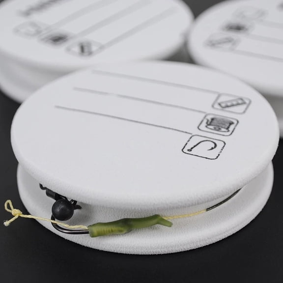 10 Pcs EVA Foam Spools Carp Fishing Rig Leader Wire Board Winding Line Storage
