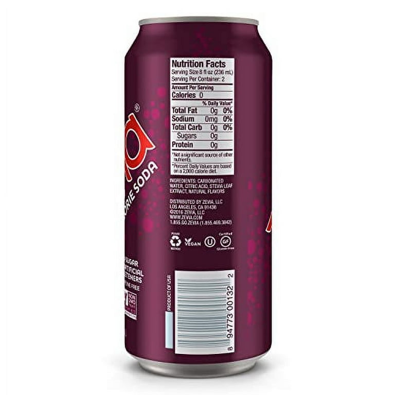 Cherry No.1274、1278、1285、1286、1294、 Zevia Zero Calorie Soda, .. Black Cherry, 16 Ounce .. Cans