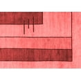 thumbnail image 1 of Ahgly Company Machine Washable Indoor Rectangle Abstract Red Modern Area Rugs, 5' x 8', 1 of 4