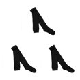 thumbnail image 3 of Jumpingount 1 par de calcetines altos hasta el muslo de 80cm para otoño e invierno, calcetines únicos, flexibles, cómodos, antideslizantes, Type3 NO3, 3 of 6
