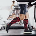 thumbnail image 5 of Aosijia (2 Pack) Sport Compression Socks for Men & Women 20-30 mmHg Knee High Closed Toe Circulation Support for Athletic, Travel, Nurse, Pregnant, L, 5 of 8