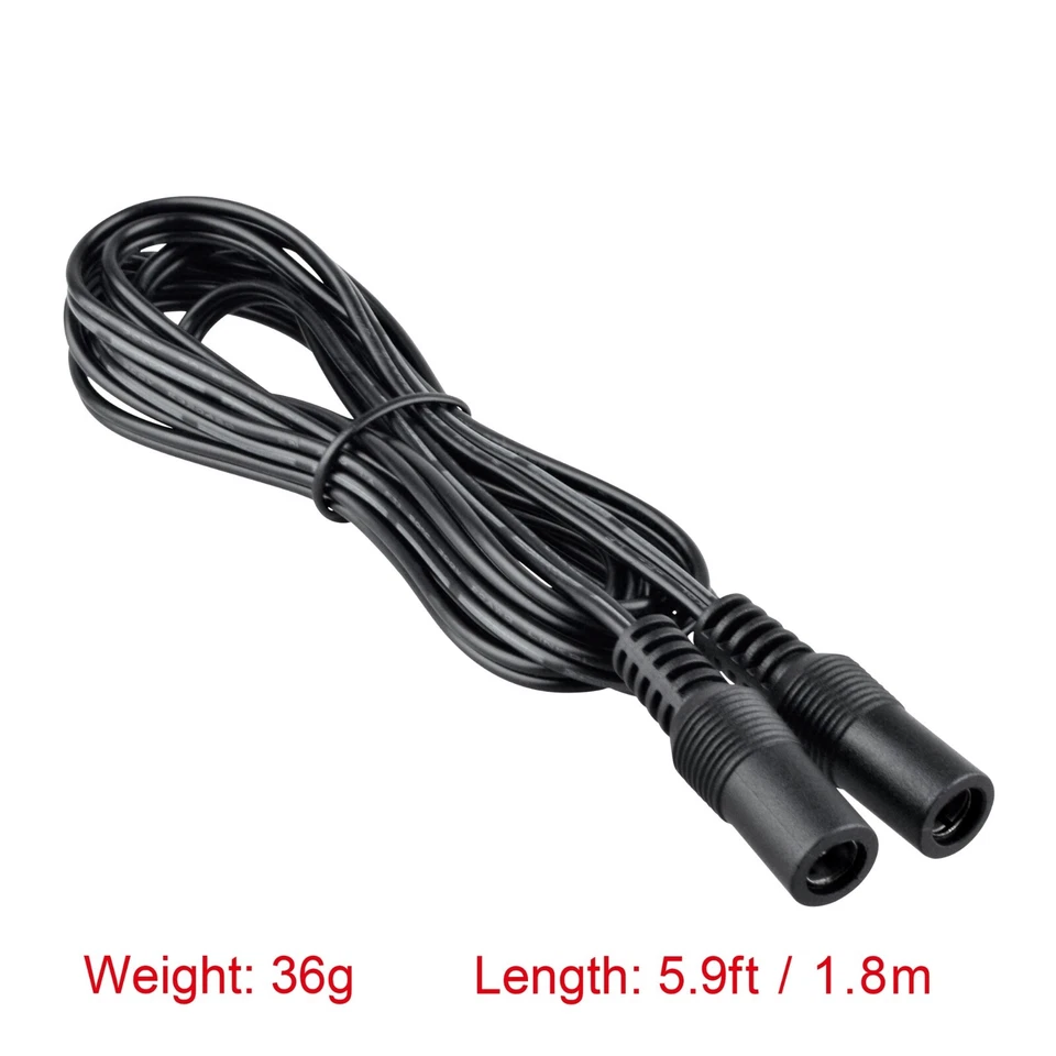 BUTTERFLY- 6Ft 5.5 Mm X 2.1 Mm Dc Extension Power Cord Cable Lead Extender Female To Female