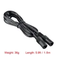 thumbnail image 2 of 6Ft 5.5 Mm X 2.1 Mm Dc Extension Power Cord Cable Lead Extender Female To Female, 2 of 4