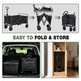 thumbnail image 5 of REDCAMP Collapsible Wagon with Wheels, 330lbs Foldable Wagon Cart, Portable Utility Cart for Sports Shopping Pet Grocery Beach, 5 of 9