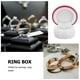 thumbnail image 3 of Caja de joyería con forma de hongo, estuche para guardar anillos, delicado organizador de collares y anillos, estuche para empaquetar joyas, caja para anillos., 3 of 5
