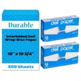 thumbnail image 1 of Papel encerado Deli Wrap, embalaje duradero, 25 x 27 cm, 500 hojas, 1 of 1