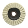 thumbnail image 3 of Disco de pulido de fieltro de lana, almohadilla de pulido redonda, pulido resistente para ángulos, acabado de vidrio de automóvil y joyería. Tipo 125, 3 of 9