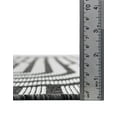 thumbnail image 4 of Unique Loom Outdoor Modern Collection Area Rug - Nyx (2' x 8' Runner Black and White), 4 of 6