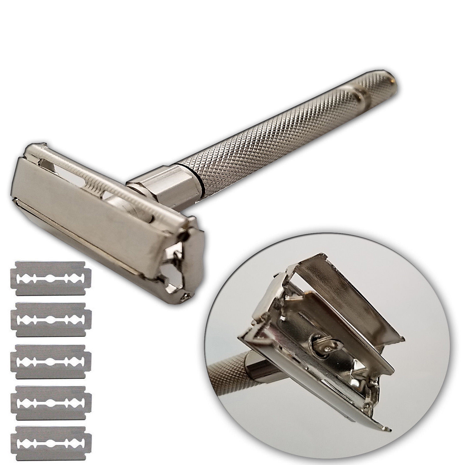 Men’s Traditional Classic Double Edge Shaving Safety Razor Butterfly