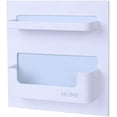 thumbnail image 1 of baomifa-Bedside Shelf Bedroom Dorm Room Rack Organizer Storage -Use as Kid Student Nightstand to Organize Headphone,Remotes,Glass,Cellphones(Horizontal Type), 1 of 4
