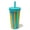 Multi-color, variant on Silipint: Silicone 22oz Straw Tumbler: Sugar Rush - Reusable Unbreakable Cup, Flexible, Hot/Cold, Airtight Lid, Travel
