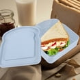 thumbnail image 3 of Portable Sandwich Bread Container Sandwich Holder Bread Storage Box Dessert Case, 3 of 8