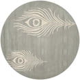 thumbnail image 1 of Safavieh Soho Tapis Contemporain Gris - Rond 8 Pieds, 1 of 2