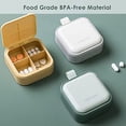 thumbnail image 3 of Organizador de pastillas pequeño verde, lindo organizador de pastillas – Acedada Travel Daily Pastillero, lindo organizador de pastillas portátil para bolso, soporte compacto para medicamentos para vi, 3 of 5