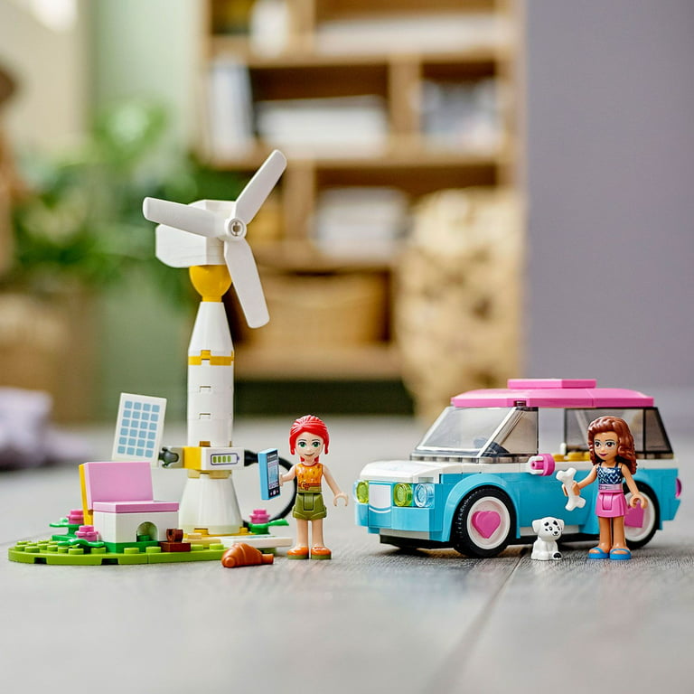 LEGO Friends 41443 La Voiture Electrique d'Olivia, Jeu de construction avec  Mini Poupées, Eco-éducation pour Enfant de 6 ans et - ADMI