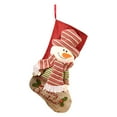 thumbnail image 2 of HKEJIAOI 10*18In Reusable Christmas Stocking Hanging Knit Sock for Tree Decoration Gift Candy Bag Party Favor, 2 of 2