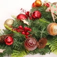 thumbnail image 3 of Navidad De Arriba Y Abajo, Adornos Navideños De Ratán, Flores Artificiales, Arcos, Colgador De Puerta Para Chimenea Y Sala De Estar Kearding HA043227-02, 3 of 6