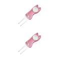 thumbnail image 2 of relayinert Terrain de Golf Réparation Balle Marqueur Rainure Efficace et Durable Rose 12x3x1.5cm 2Set, 2 of 6