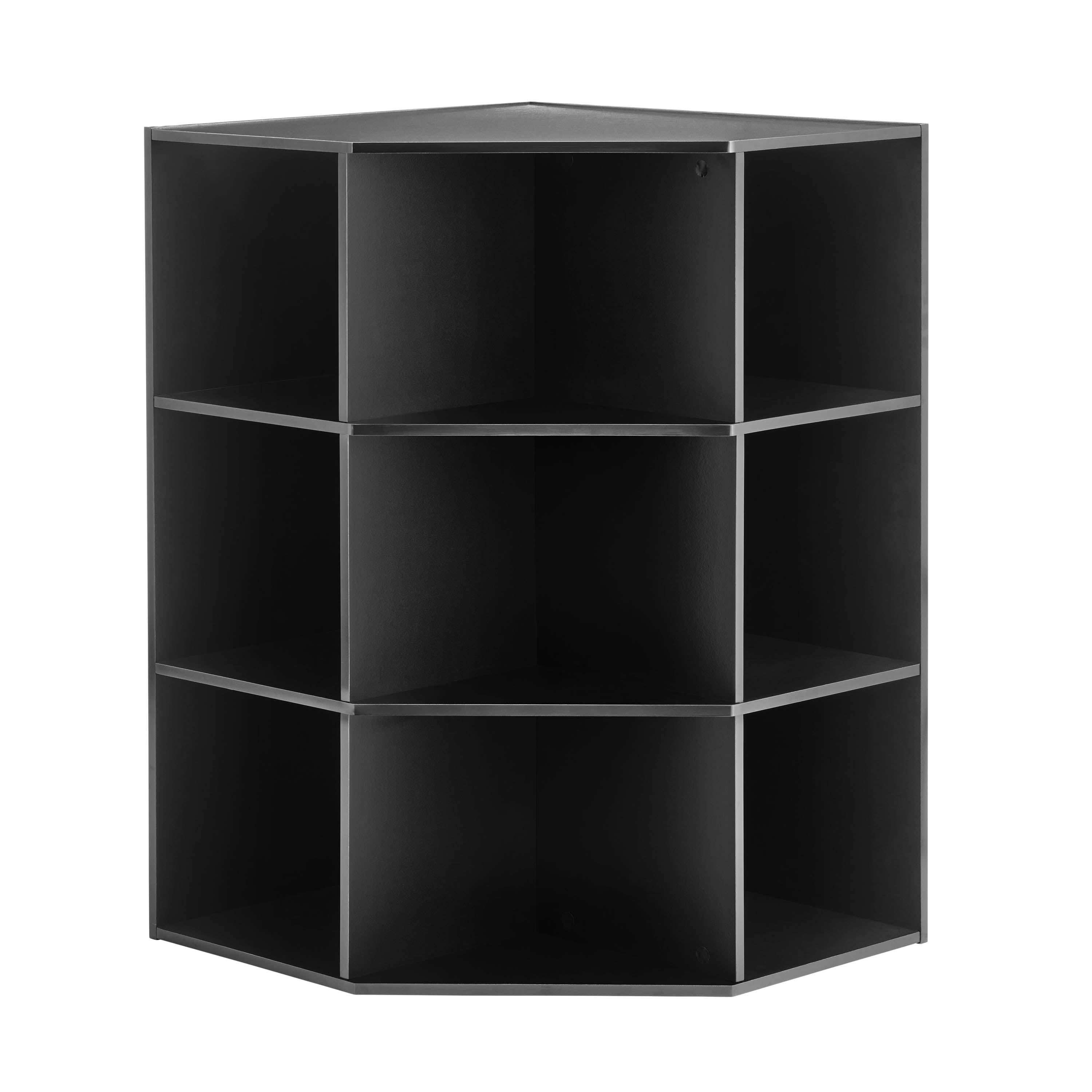Mainstays Corner Cube Storage Organizer, Black