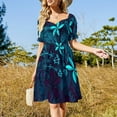 thumbnail image 2 of Robe Tropicale Polynésienne Abstraite Robe d'Été Femme 2024 Robe de Soirée Femme, 2 of 4