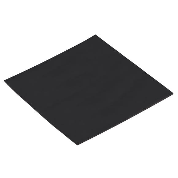 Unique Bargains EPDM Rubber Sheet Black 12'' Length 12'' Width 0.07'' Thick 60A Durometer for Door Sealing Strip