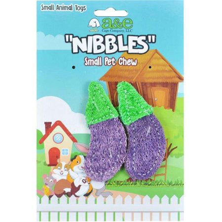 UPC: 0644472009866 | A&E Cage 644155 Nibblers Loofah Eggplant for Small Animal Toy – Small