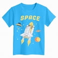 thumbnail image 4 of TOWED22 Cotton Shirt for 2-6T Boys Truck Dinosaur Toddler Kids T-Shirt Short Sleeve Excavator Construction T-Rex Tee Shirts(Sky Blue,9-10 Y), 4 of 4