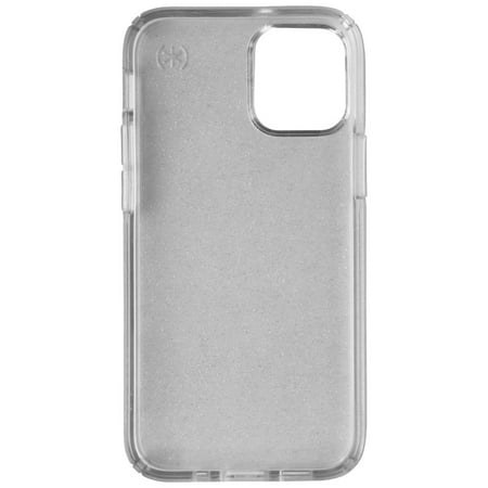 Speck - Presidio Perfect Clear Hard Shell Case for Apple iPhone 12 Mini - Clear/gold Glitter