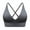 Grey, variant on XFHLMJFF Women Bra V Neck Long Line Sports Bra Strap Padded Cup Adjustable Thin Strap Fitness Yoga Short Top Comfort Lingerie