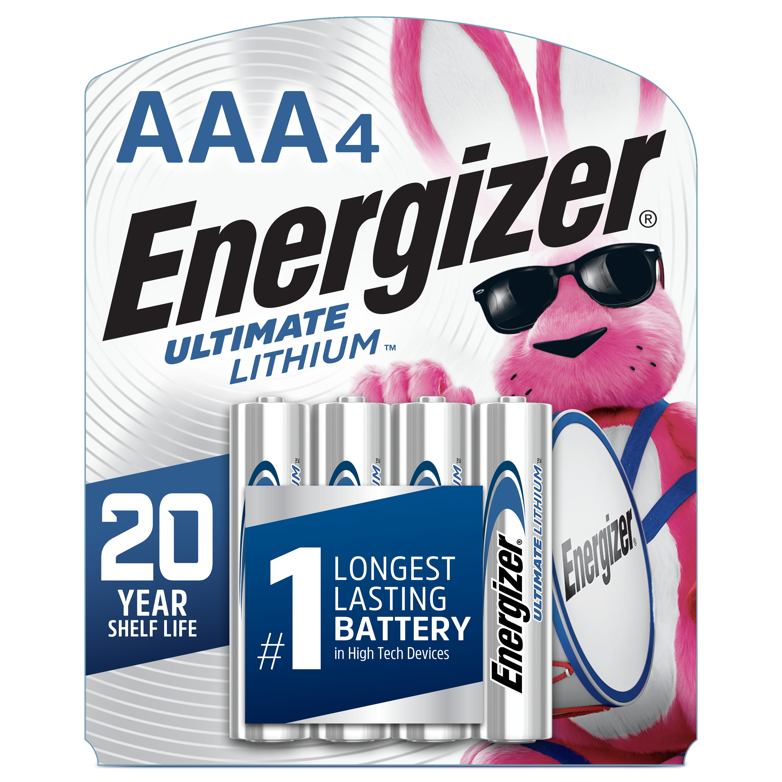 Energizer Ultimate Lithium AAA Batteries (4 Pack), Triple A Batteries