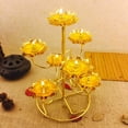 thumbnail image 3 of serony Vintage Style Candle Stand Buddha Ghee Lamp Holder Light Home Decoration, 3 of 8