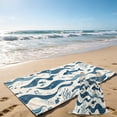 thumbnail image 4 of Hometravel Beach Towel Bag 2 in 1, Sand Resistant Microfiber Wearable Blanket Backpack, Quick Dry Towel Backpack for Camping Travel Swim, 4 of 9