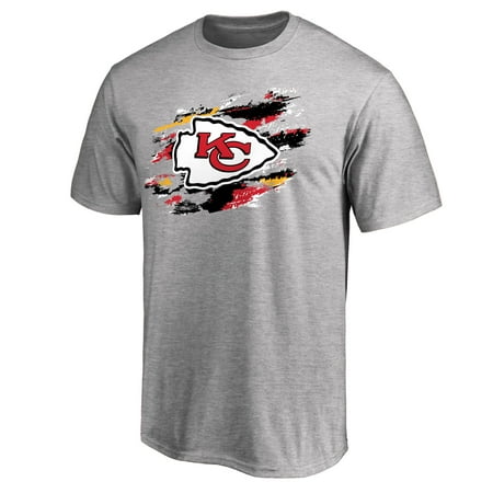 Kansas City Chiefs Soft Football - Kansas City Chiefs NFL Pro Line True Color T-Shirt - Heathered Gray
