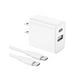 thumbnail image 2 of Cargador de doble puerto 20W 1HORA Tipo USB+Tipo C, 2 of 5