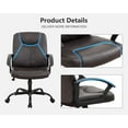 thumbnail image 2 of BestOffice Executive Chair with Swivel & Lumbar Support, 250 lb. Capacity, Brown, 2 of 7