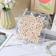 thumbnail image 6 of 150Pcs 3 Styles 12mm Smile Wooden Beads Small Smile Face Wood Spacer Beads Natural Round Ball Doll Head Beads with 3.6mm Hole Wooden Loose Beads for DIY Craft Bracelet Necklace Jewelry DIY, 6 of 9