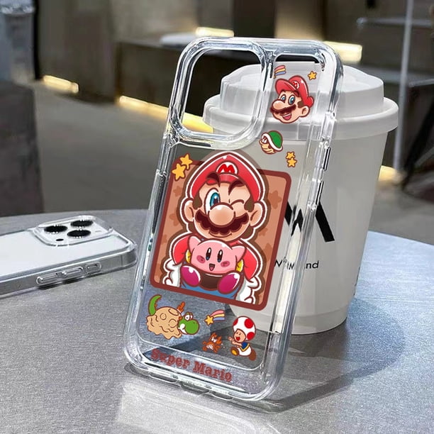 Super Mary Doraemon Lightyear Previene Amarillento Funda iPhone 14 11 13 12 X XS Pro Max xr Mini 7 Samsung Galaxy S22 ultra plus Transparente Dura A Prueba De Golpes