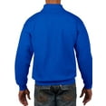 thumbnail image 2 of Gildan Men's and Big Men's 1/4 Zip Cotton Cadet Collar Sweatshirt, up to 2XL, 2 of 2