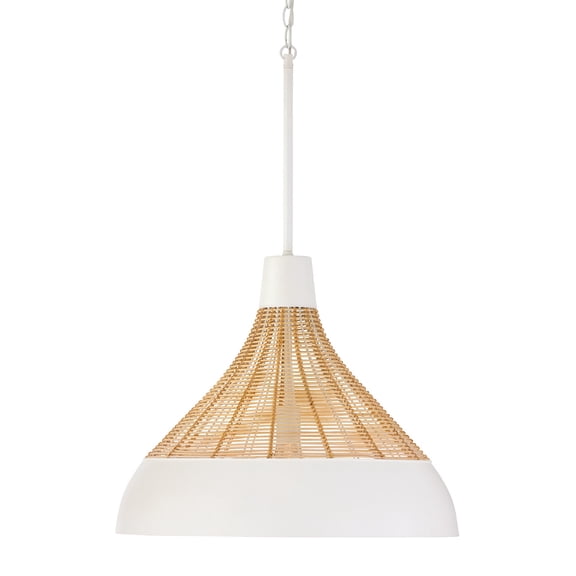 Capital Lighting 353912WE Kali 22" Wide Pendant - White