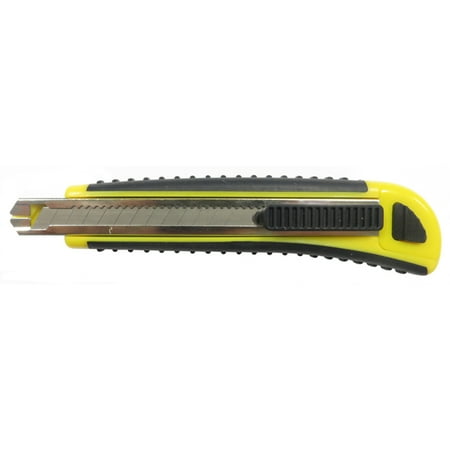 UPC: 0037064070434 | Allway 5-1/2 in. Retractable Auto Load Snap Knife Yellow 1 pk