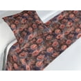thumbnail image 3 of Rose Themed Bed Runner Set, Gothic Vibes Jungle Boho Blooming Flowers with Berry Pattern Art, Decorative Bedding Scarf & a Pillow Sham for Hotels Homes, Twin, Coral Pale Ruby Eggplant, by Ambesonne, 3 of 3